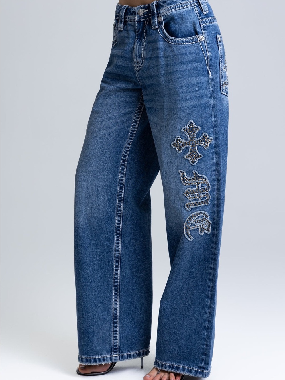 Miss Me Azalea Low Rise Baggy Jeans